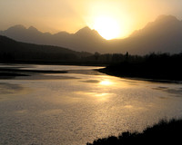 Sunset on the oxbow 2, GTNP